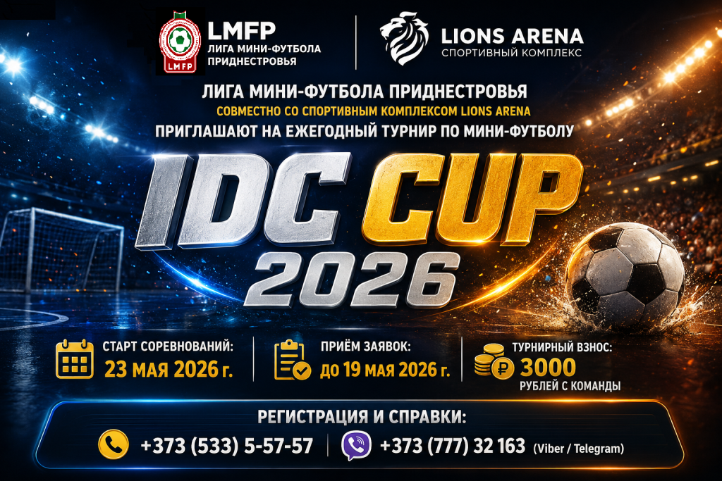 IDC CUP 2026 – территория футбола и ярких эмоций