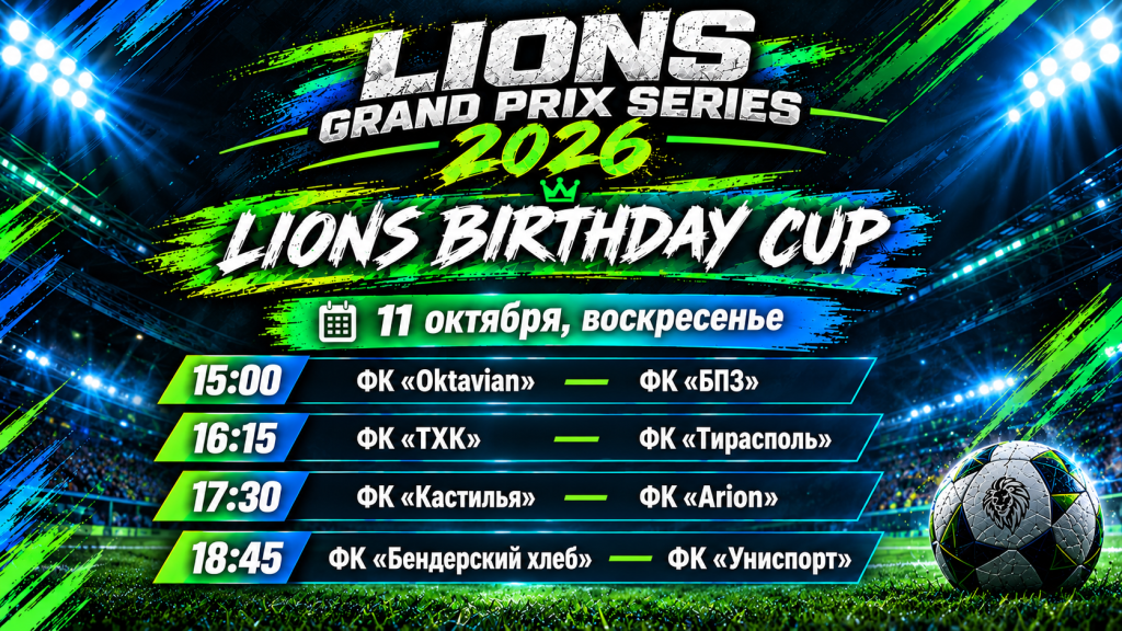 LIONS BIRTHDAY CUP 2026 – ВТОРОЙ ТУР!